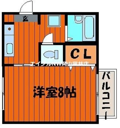 ディアス西川原の物件間取画像